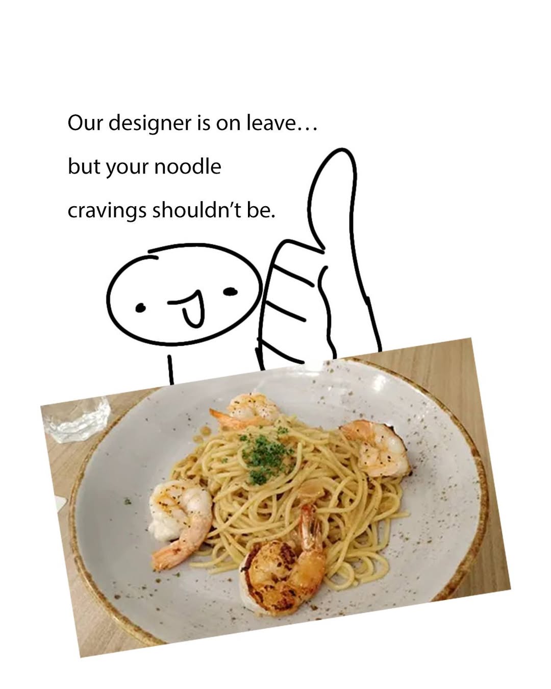 A steaming bowl of delicious noodles from Kaeden Cafe, ready to brighten your day.