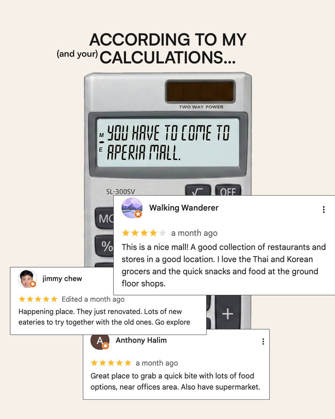 A vibrant view of the Aperia mall atmosphere and retail space.