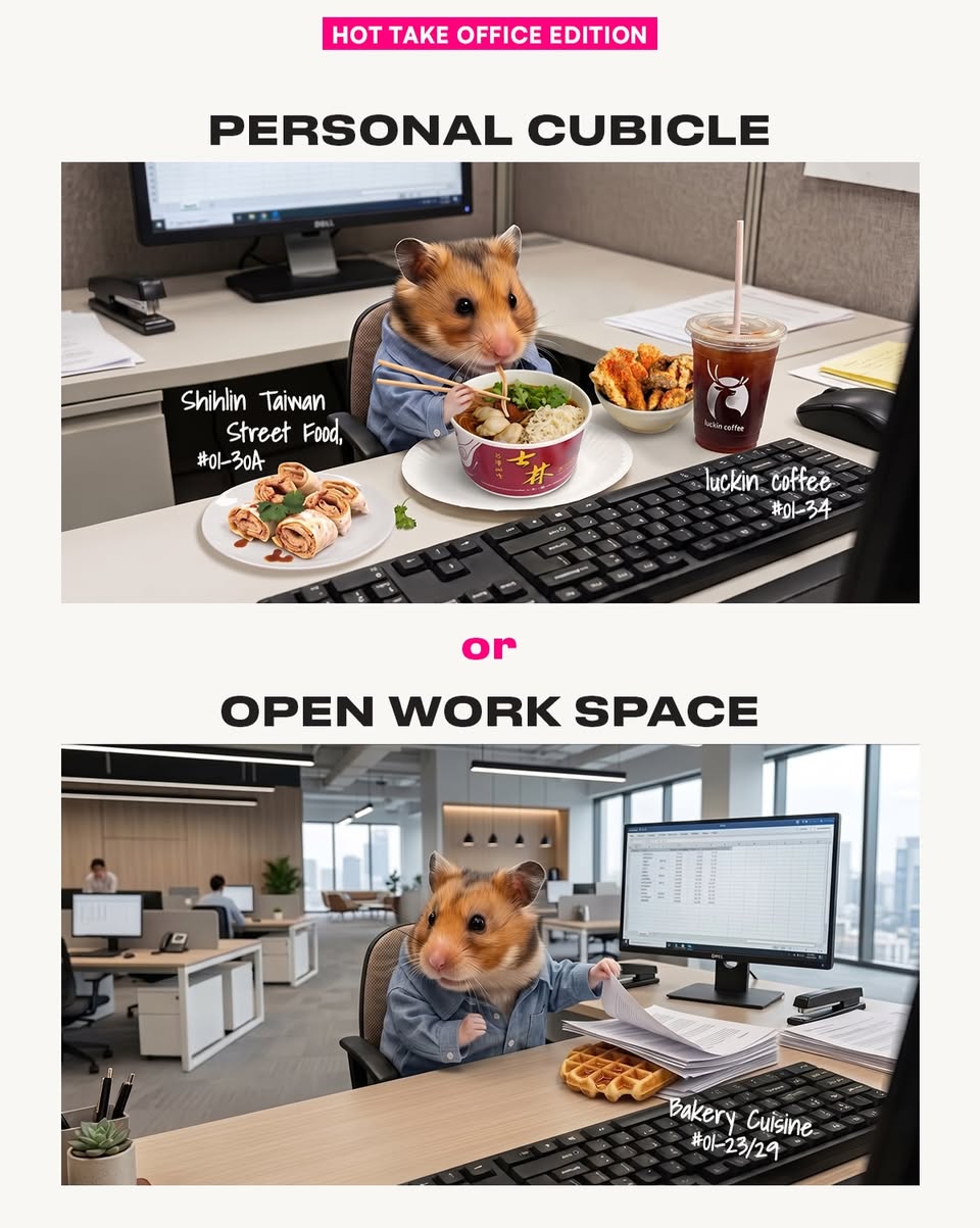 Office food picks at Aperia Mall