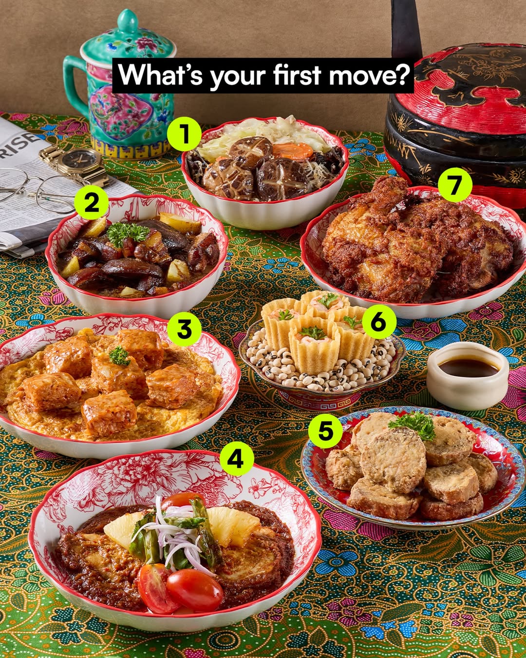 Traditional Chinese cuisine spread at Martina's Kitchen