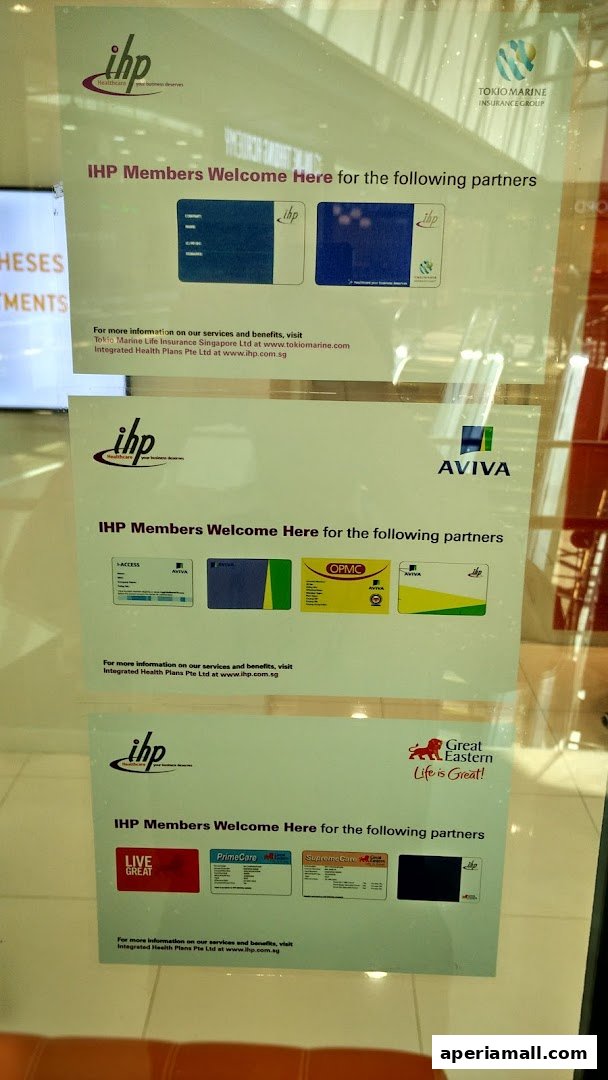 Signage indicating IHP members are welcome at Delta Dental with various insurance partners.
