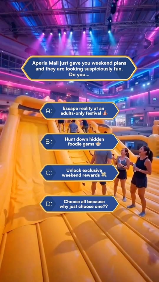 Aperia Mall weekend activity options